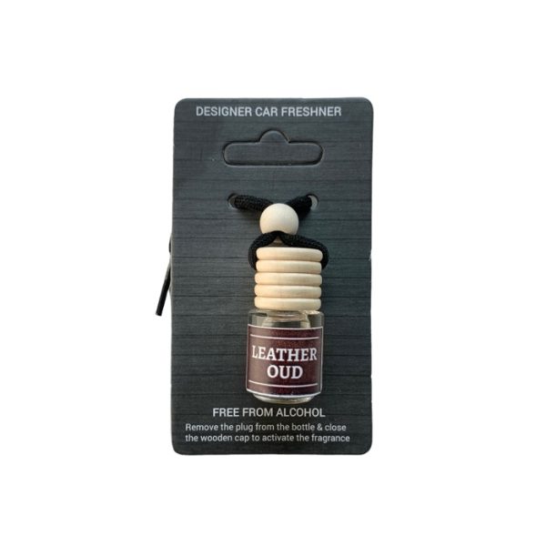 Leather Oud oil car freshener WorldNeeds
